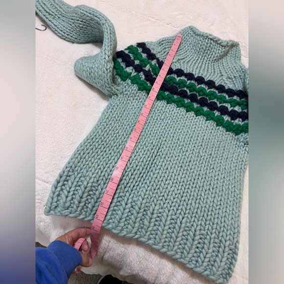 Twinkle by Wenlan Cowl Neck 100% wool Sweater size M - Picture 7 of 8